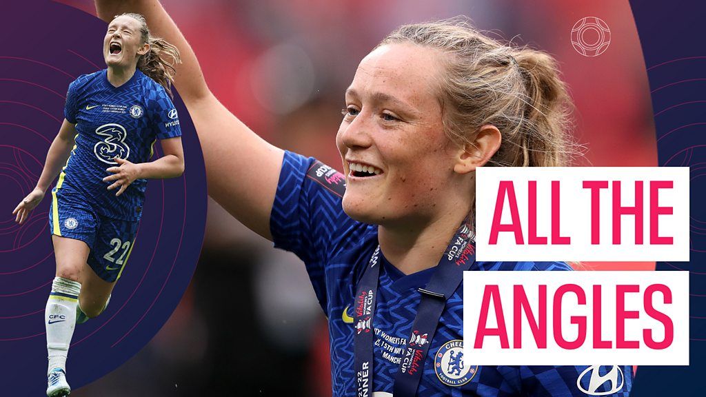 Chelsea 3-2 Man City: Watch Erin Cuthbert’s FA Cup final stunner from every angle