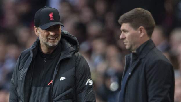 Liverpool boss Jurgen Klopp says Aston Villa manager Steven Gerrard will take Man City game ‘100% serious’